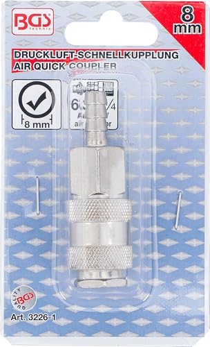 BGS 3226-1 — Raccord rapide à air comprimé 8 mm – Image 3