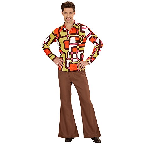 WIDMANN — Chemise années 70 motif tubes taille S/M – Image 4