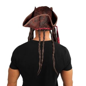 Alternative view of P'TIT CLOWN — Chapeau Pirate avec Dreadlocks Adulte