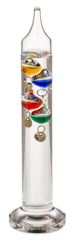 OUT OF THE BLUE — Thermomètre Galileo en Verre 18 cm – Image 2