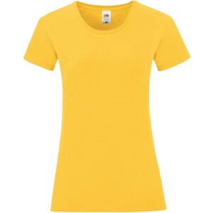 Fruit of the Loom - T-shirt - - Uni Homme - Jaune - Jaune - Large