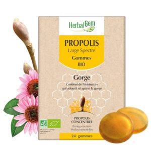 HERBALGEM — Gommes à la propolis bio x24