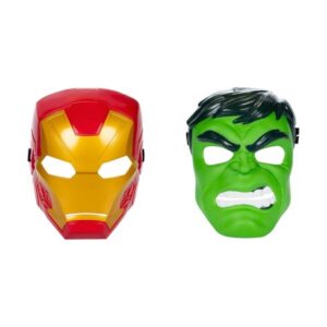 MARVEL Avengers — Lot de 2 Masques Iron Man et Hulk