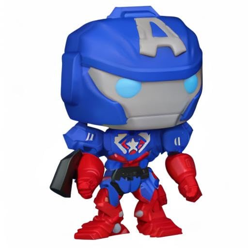 FUNKO POP! Marvel Mech-Cap. Captain America — Figurine Vinyle – Image 7