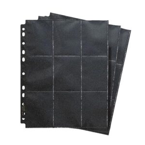 PHOENIX SHIELD 9-POCKET 11-HOLE PUNCH PAGES (X 10)