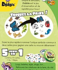 Alternative view of ASMODEE Dobble Animaux — Jeu de Cartes dès 6 Ans