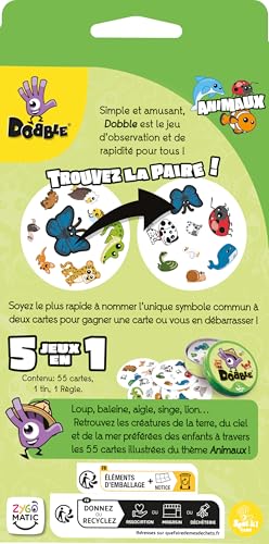 ASMODEE Dobble Animaux — Jeu de Cartes dès 6 Ans – Image 2