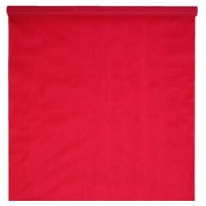 Santex 5481-7-100, Grand Tapis Opaque Rouge jetable 15m
