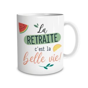 STC Mug en céramique - La Retraite c'est la belle Vie