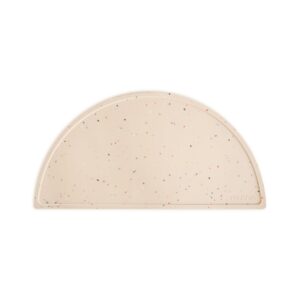 Mushie Set de Table pour Assiette | Silicone et Antidérapante | sans BPA | Accessoires pour Bébé, Jeunes Enfants Garçons et Filles | Matériel Durable & de Haute Qualité | Vanilla Confetti