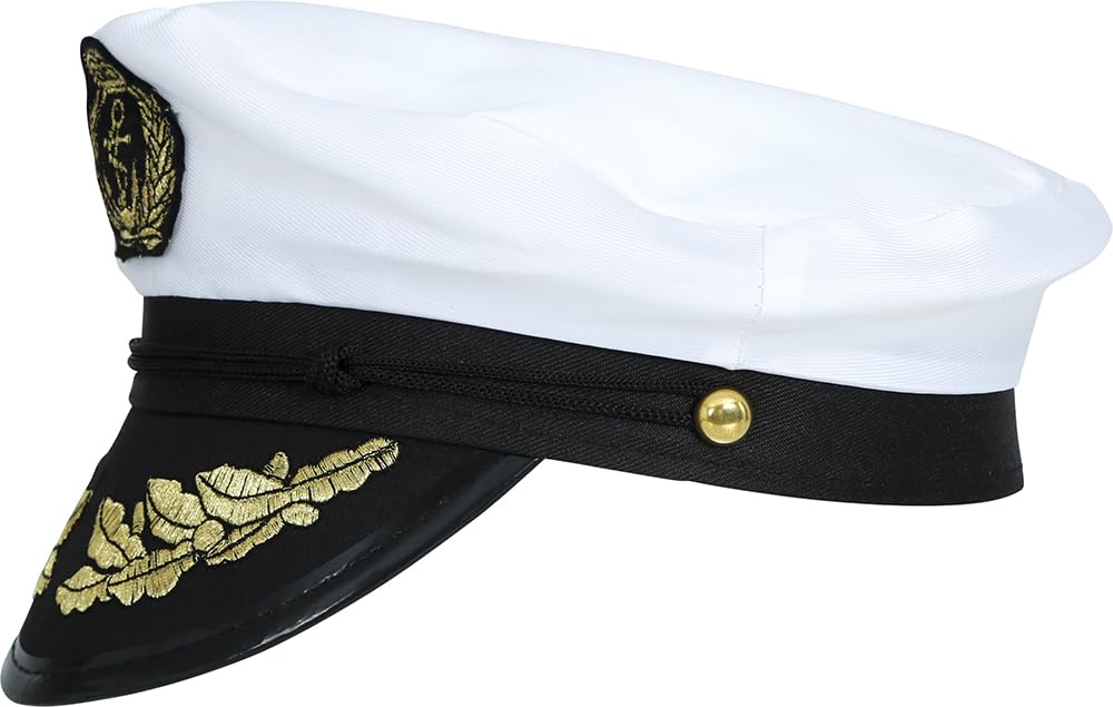 GUIRCA — Casquette de capitaine blanche taille unique – Image 4