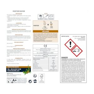 Alternative view of BOSTIK — Mortier de Montage Rapide 5 kg