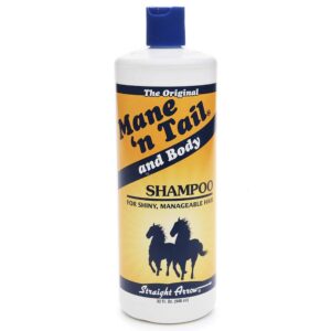 Straight Arrow Unisexe Mane 'n' Tail Shampooing, Blanc, 946 ML