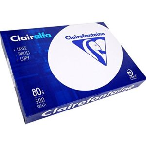 Lot de 5 Clairalfa - Ramettes de 500 feuilles - Papier blanc A3 80 gr - Clairefontaine 1969