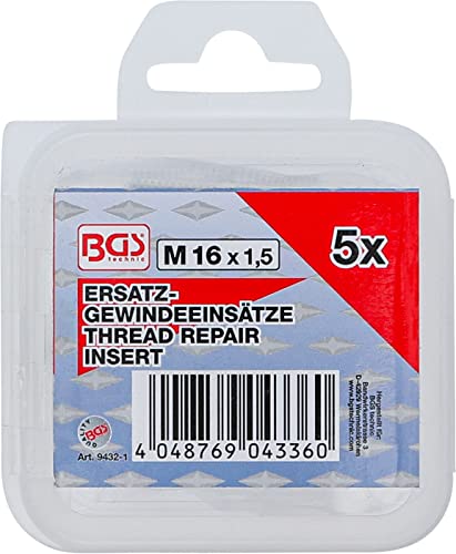 BGS — Inserts taraudés M16 x 1,5 mm x5 – Image 2