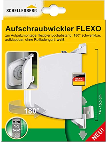 Aufschraubwickler FLEXO Mini aufklappbar weiß