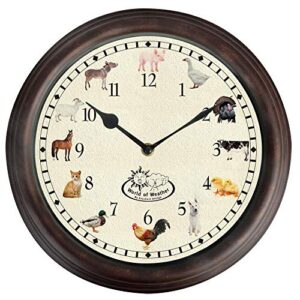 Horloge sons animaux de la ferme