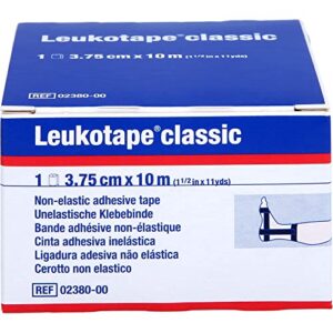 LEUKOTAPE CLASSIC Noir 10 m X 3,75 cm - Bte de 5