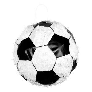 Boland 30943 Pinata Ballon de football rond en carton Noir/blanc 30 x 30 cm