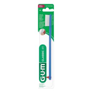 GUM — Brosse à dents adulte grande taille texturée