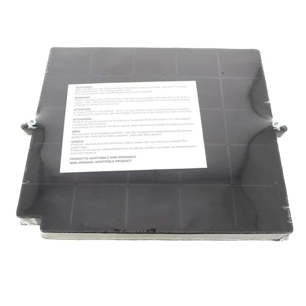 Lot de 2 filtres charbon 235x190mm AFFCAF16 AIRFORCE Hotte AIRFORCE AFFCAF16 WHIRLPOOL – Image 2