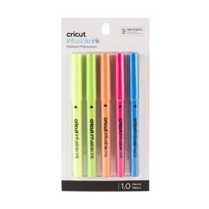 Cricut Marqueurs Infusible Ink™ (1.0), Neons (5 ct)