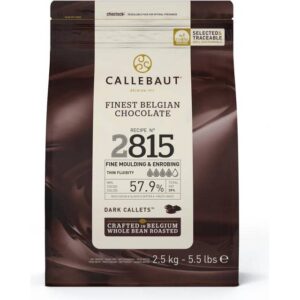 Chocolat noir Excellent, callets, 57,7 % cacao, 2,5 kg