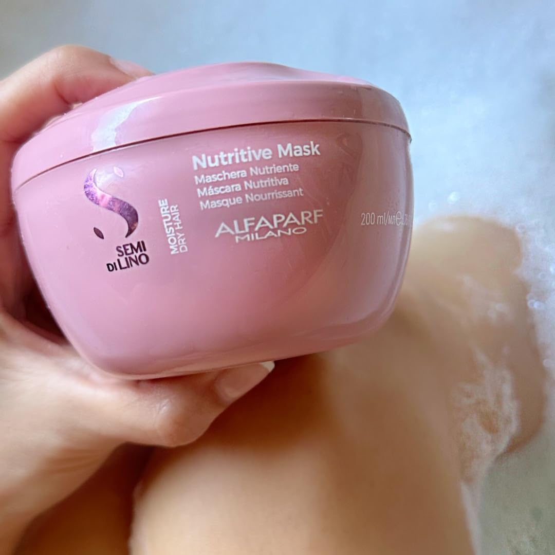 ALFAPARF MILANO Semi Di Lino — masque nourrissant 200 ml – Image 4