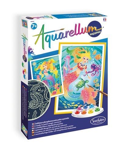 SENTOSPHÈRE Aquarellum Phospho — Kit peinture Sirènes – Image 3