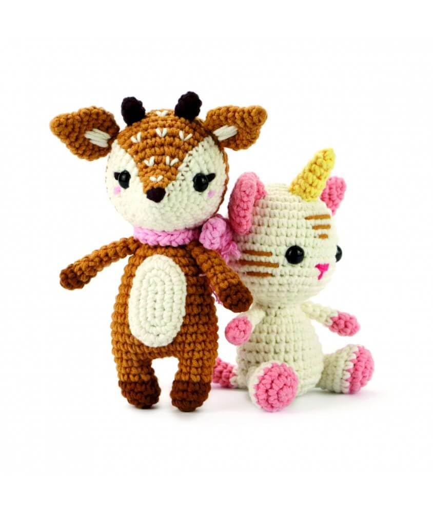 KIT CROCHET — Chat licorne 15 cm x12 – Image 3