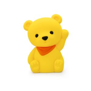 DHINK - Veilleuse LED Ourson - Lampe de nuit silicone pour chambre Bébé et Enfant - Lampe chevet Enfant - Cadeau Naissance