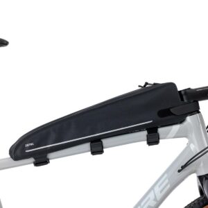 ZEFAL Z Adventure T3 - Sacoche de Cadre Vélo - Pochette Étanche et Légere pour Tube Supérieur - Noir, 2,2 litres