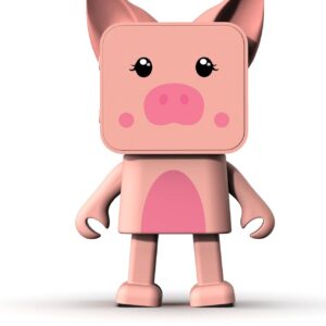 MOB — Enceinte Bluetooth dansante Animals 3W Cochon