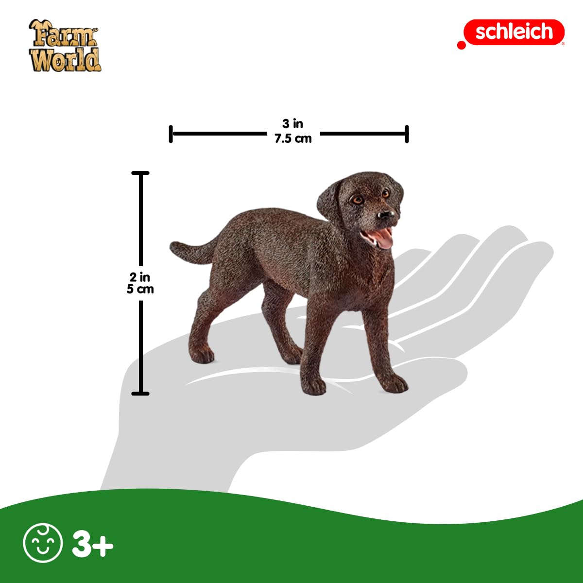 SCHLEICH Farm World — Figurine Labrador Retriever Femelle – Image 3