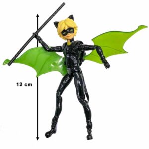Alternative view of BANDAI Miraculous Ladybug — Mini-poupée Chat Noir 12 cm