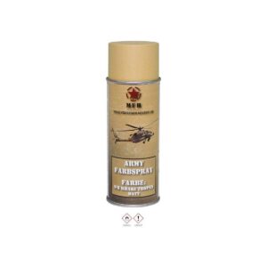 MFH — Peinture en spray kaki mat 400 ml