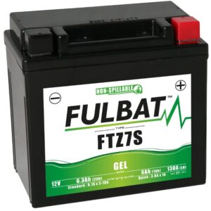 FULBAT BATTERIE MOTO FULBAT GEL FTZ7S / YTZ7S 12V 6,3AH 130A