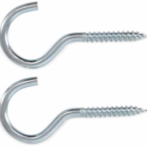 BGS Diy 88183 | Crochets à visser | 90 mm | 2 pièces