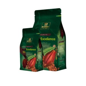 Cacao Barry - Excellence 55% chocolat noir de couverture pistoles 5 kg