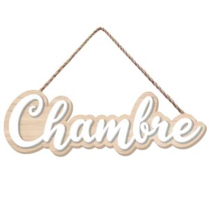 Rétro — Plaque de porte pour chambre