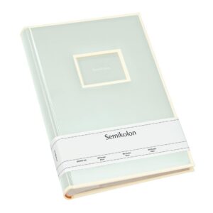 Semikolon 364071 Album 300 pochettes - 22,5 x 32,8 cm - 100 pages couleur crème, pour 300 photos 10 x 15 - vert mousse pastel