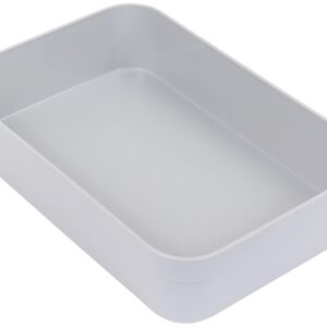 CURVER Casier de Rangement Infinity XL - 22,8 x 15,2 x 5,1 cm - Rrecyclé - Gris Clair