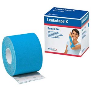 LEUKOTAPE K — Bande adhésive bleu ciel 5 cm x 5 m