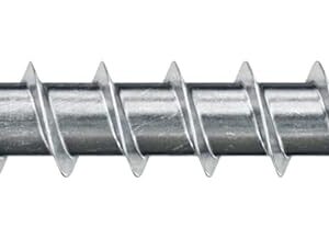 fischer - Vis PowerFast FPF II CTF 4,0x20 à Tête fraisée, empreinte TX, zingué blanc, filetage total - Boîte de 200