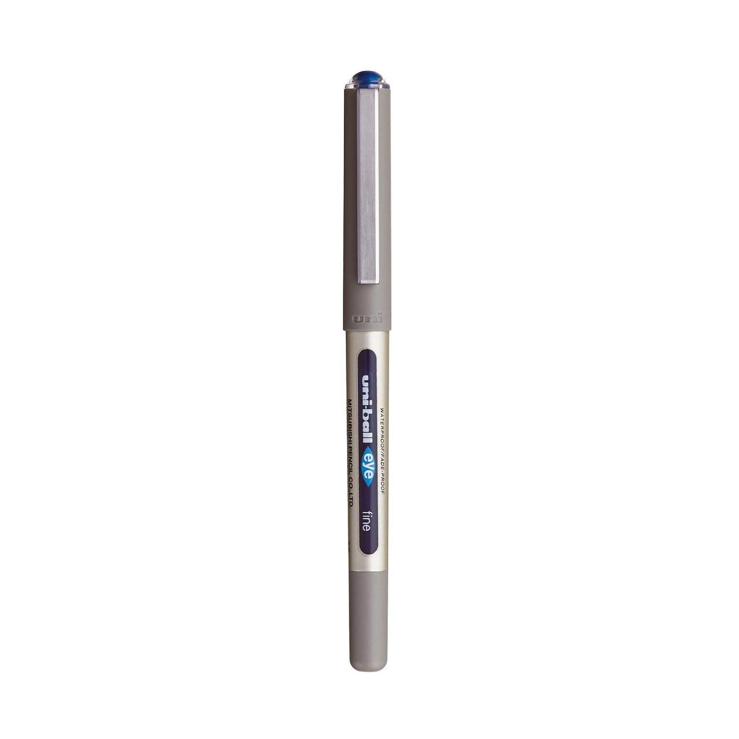 uni-ball - Uni Mitsubishi Pencil - 10 Stylos Eye Fine UB-157 - Stylo Roller Encre Liquide Bleue - Pointe 0,7 mm - Écriture Medium – Image 5