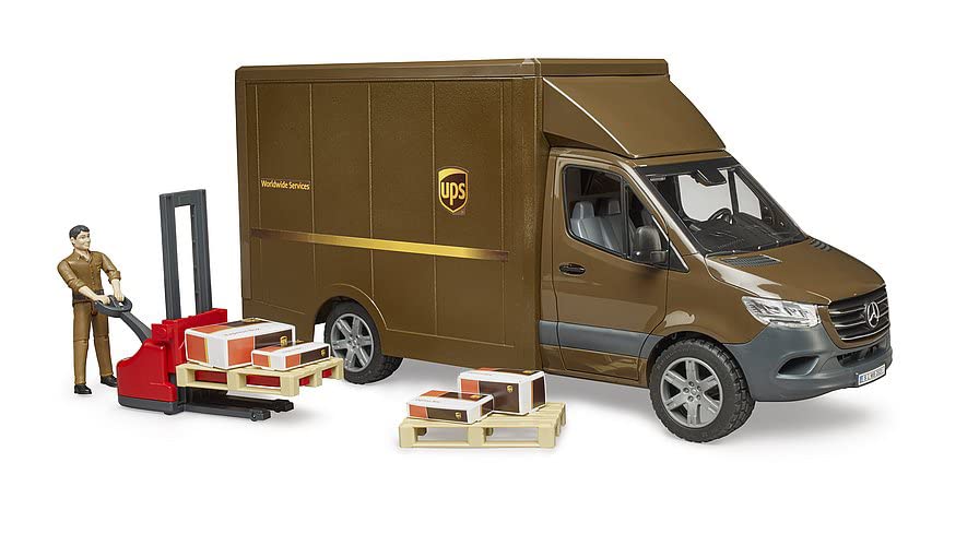 BRUDER Mercedes-Benz Sprinter UPS — Camionnette avec accessoires – Image 5