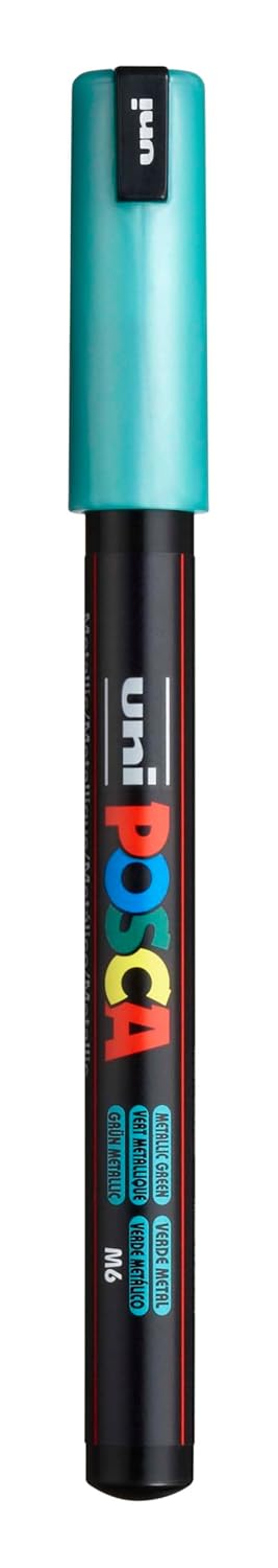 Uni-Ball Posca-marqueur Uni-Ball Posca Pointe Extra Fine 0,7 Vert Metallise