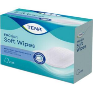 TENA Softwipe — Essuie-mains doux 30 x 32 cm pack de 135
