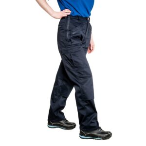 Pantalon de travail avec fermeture éclair et poches multiples, genouillères Pour femme S687, S687NARM