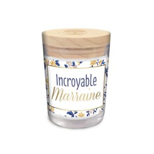 STC, Bougie en verre - Incoyable Marraine